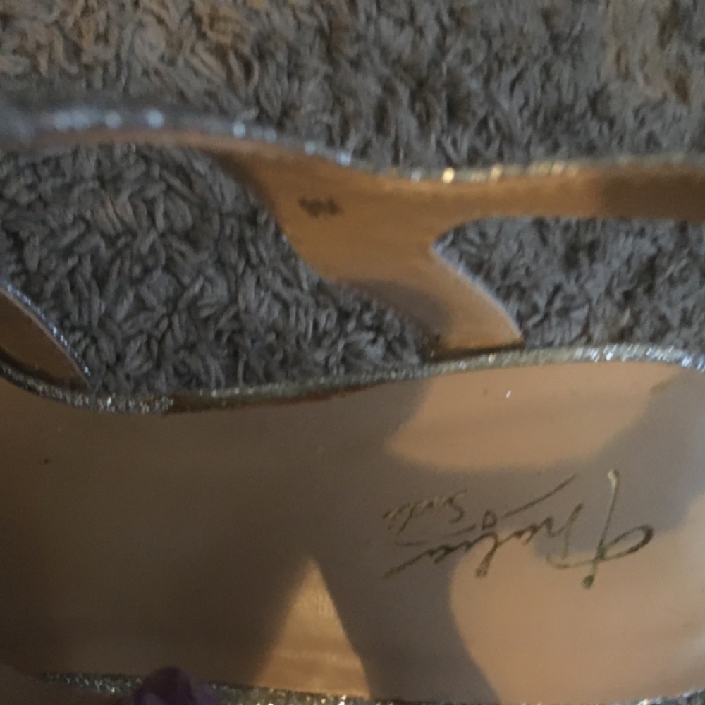 Silver Rhinestone Heels - Picture 3 of 4